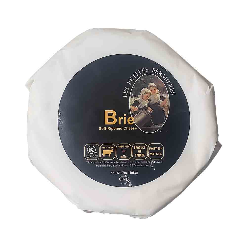 Les Petites Fermieres Brie Soft Ripened Cheese 7 oz
