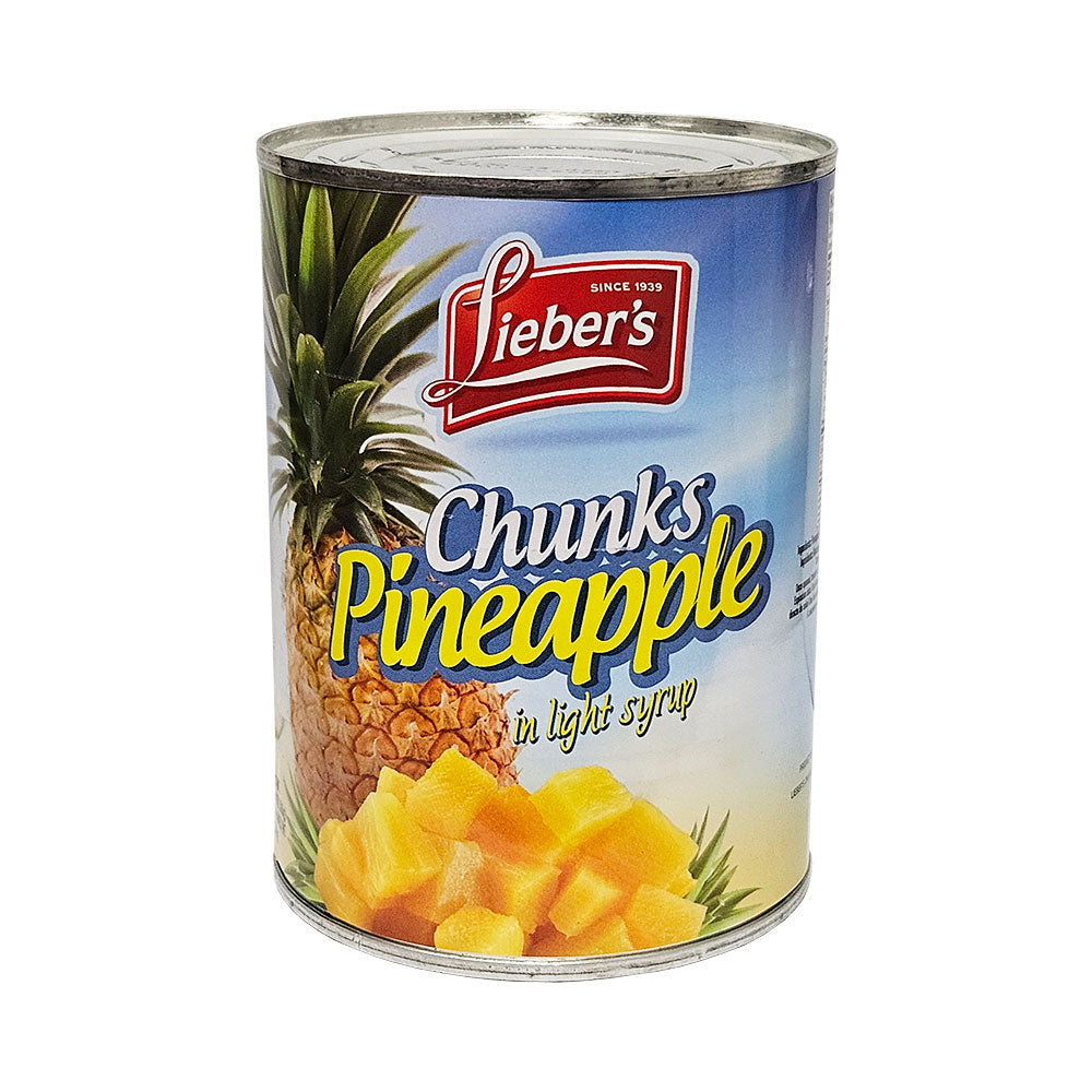 Lieber's Chunks Pineapple in Light Syrup 20 oz