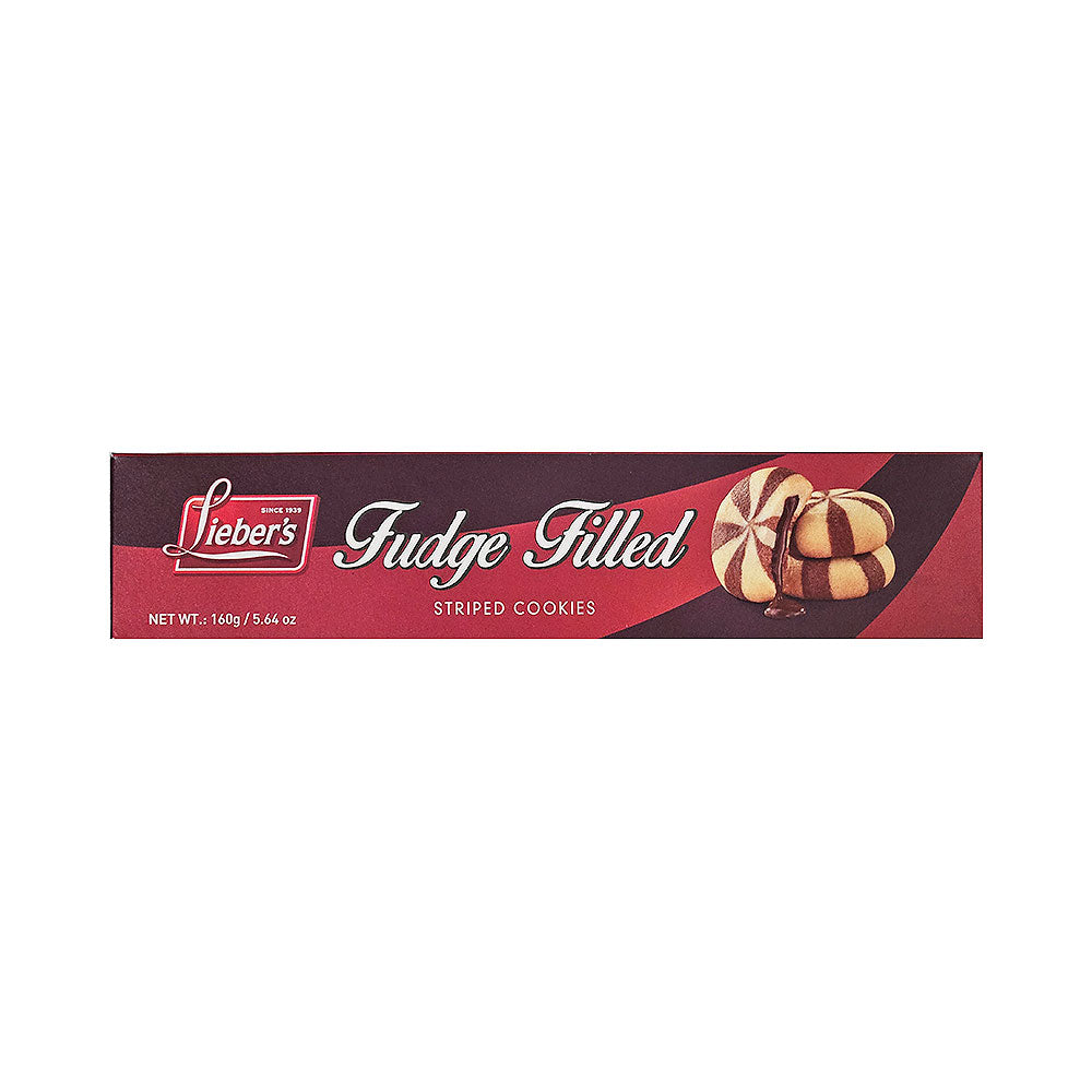 Lieber's Fudge Filled Striped Cookies 5.64 oz