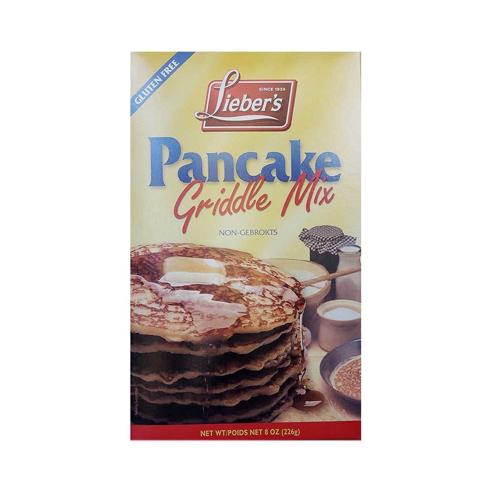 Lieber's Gluten Free Pancake Griddle Mix 8 oz
