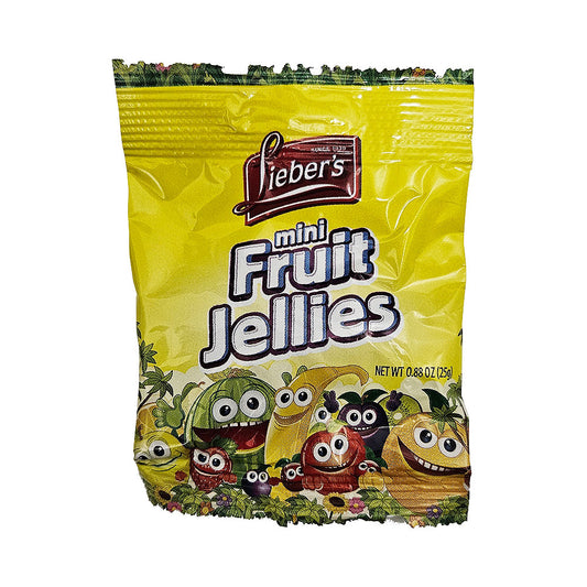 Lieber's Mini Fruit Jellies 0.88 oz