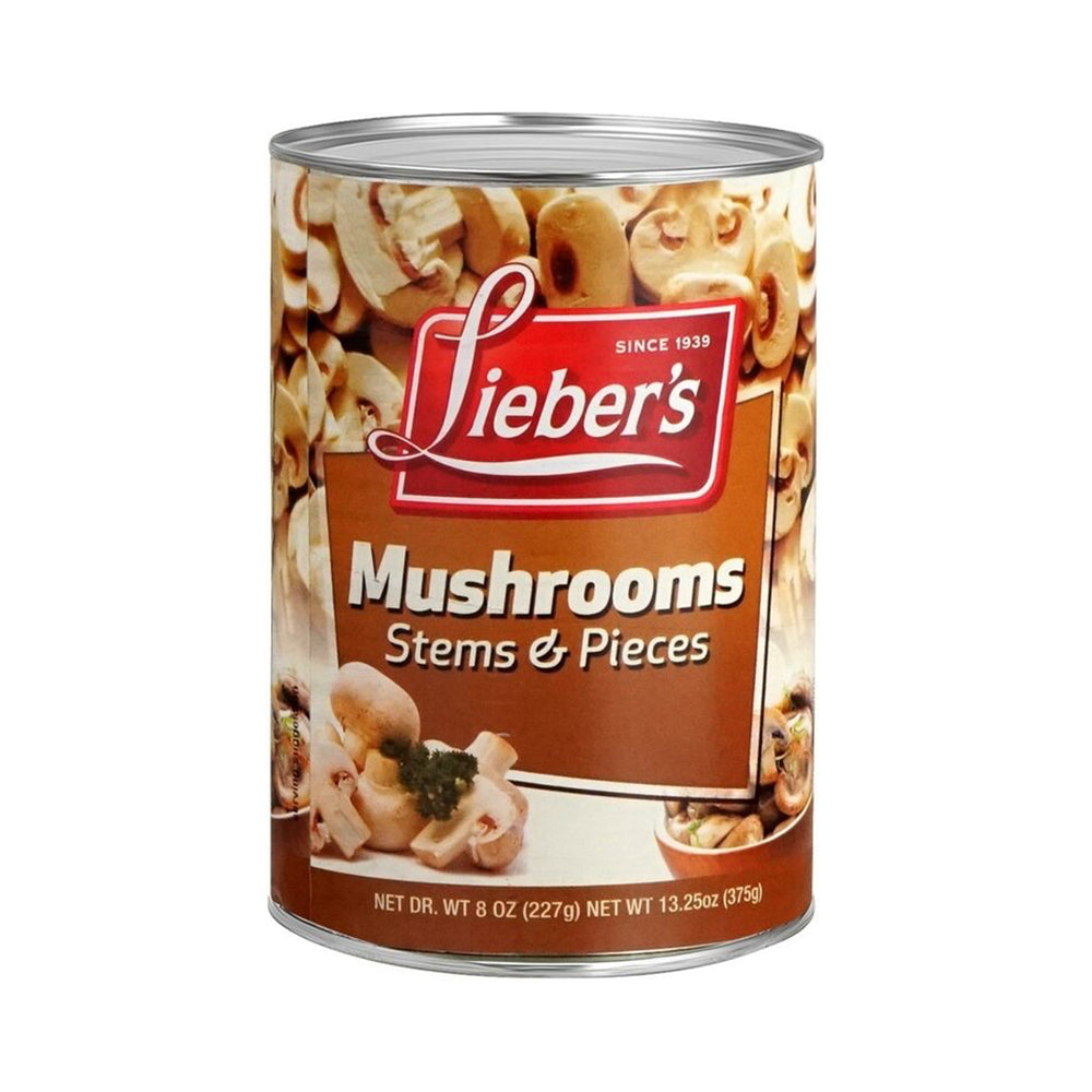 Lieber's Mushrooms Stems &amp; Pieces 8 oz