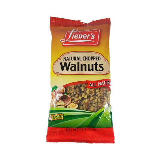 Lieber's Natural Chopped Walnuts 6 oz