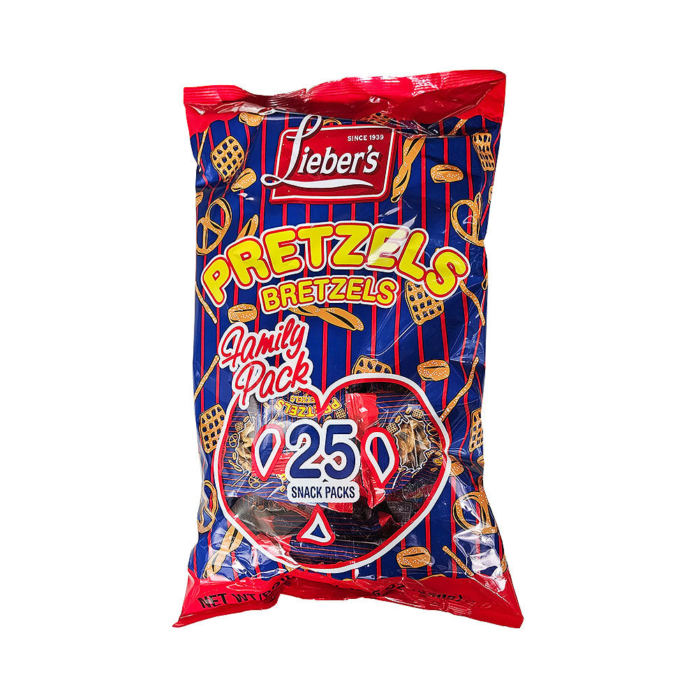 Lieber's Pretzels Family Pack 25 x 0.5 oz