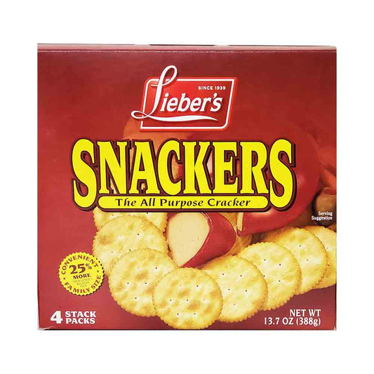 Lieber's Salted Snackers Crackers13.7 oz