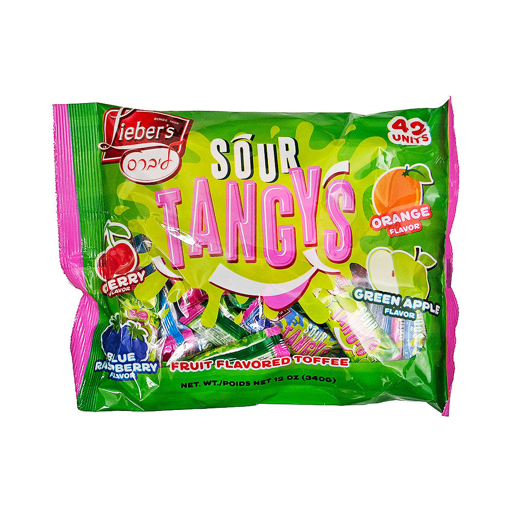 Lieber's Sour Tangy's Fruit Toffee 12 oz
