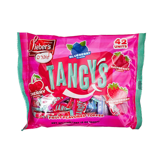 Lieber's Tangy's Fruit Flavored Toffee 12 oz