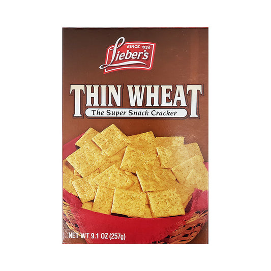 Liebers Thin Wheat Crackers 9.1 oz