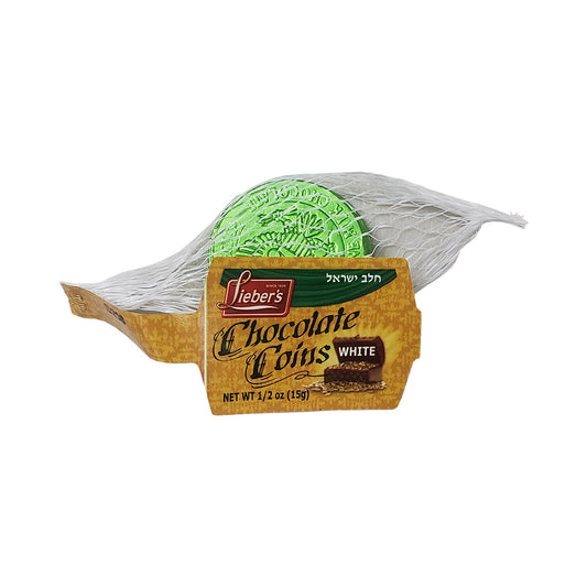 Lieber's White Chocolate Coins 0.5 oz