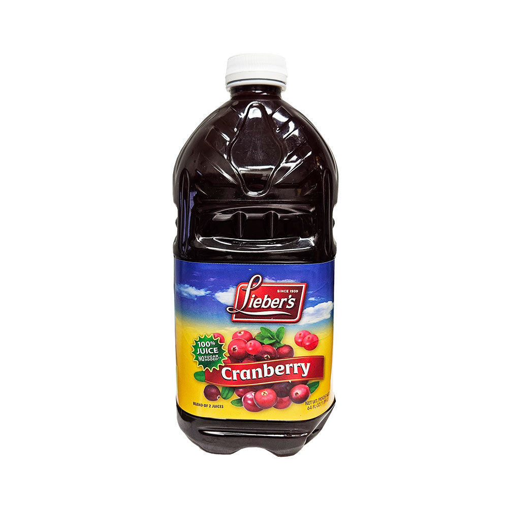 Lieber's 100% Cranberry Juice 64 oz