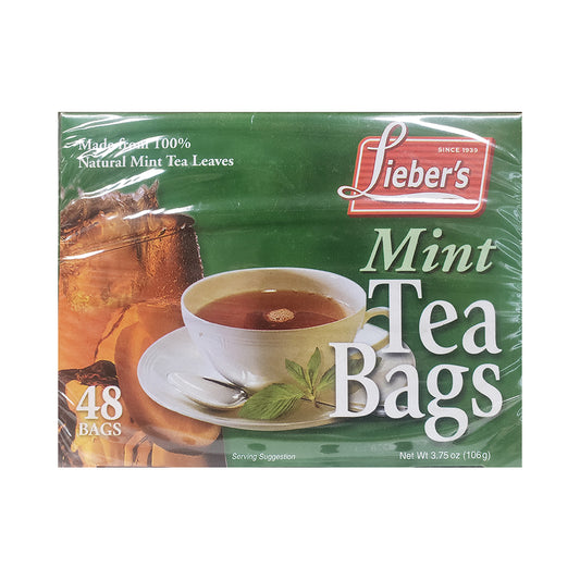 Lieber's Mint Tea 48 Bags