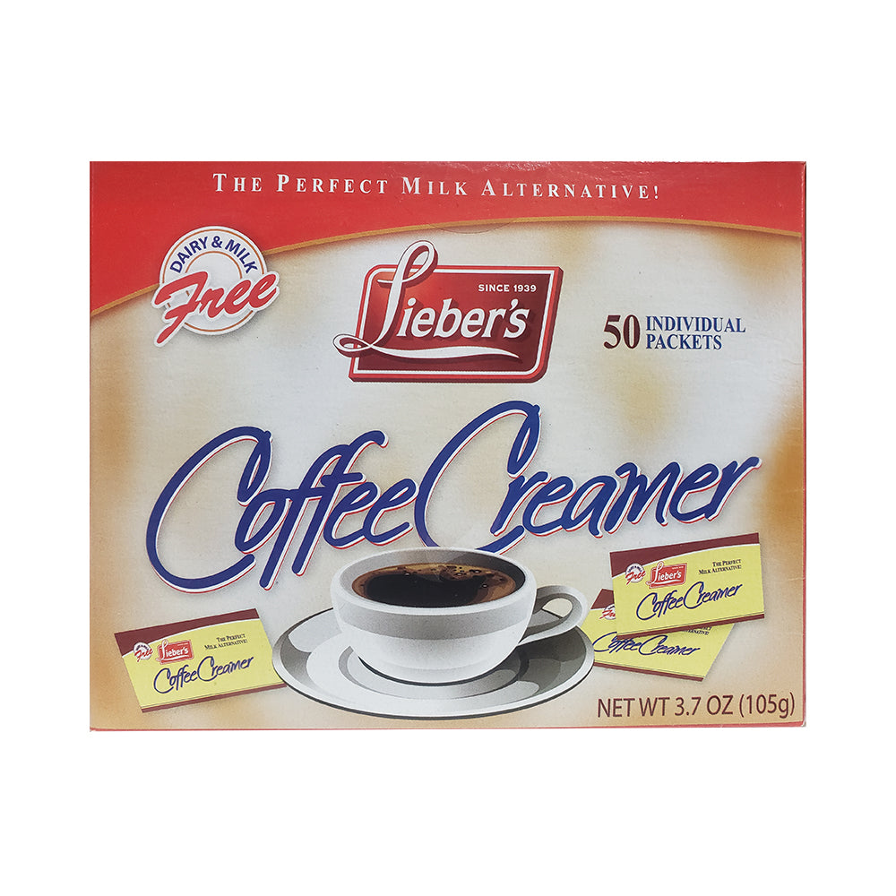 Lieber's Coffee Creamer 50 Packets 3.7 oz