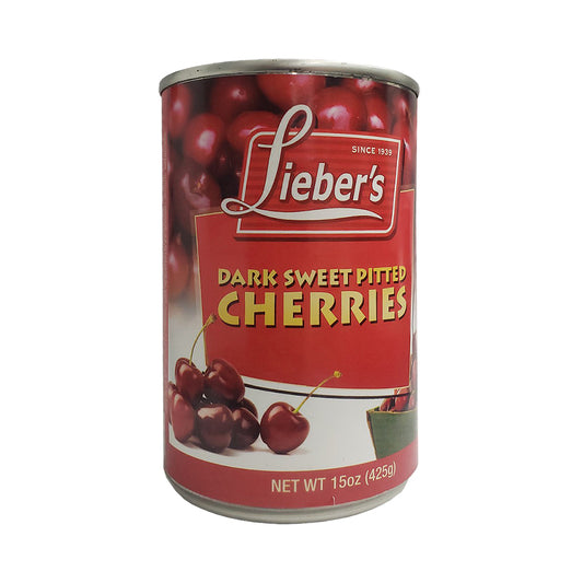 Lieber's Dark Sweet Pitted Cherries 15 oz