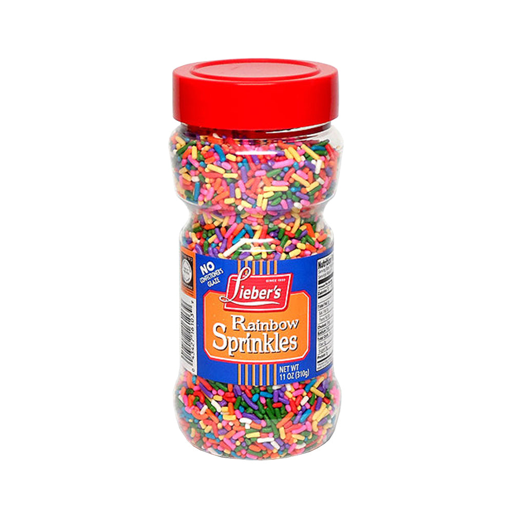 Lieber's Rainbow Sprinkles 10 oz