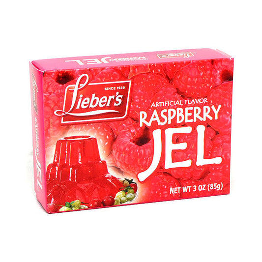 Lieber's Raspberry Jel 3 oz