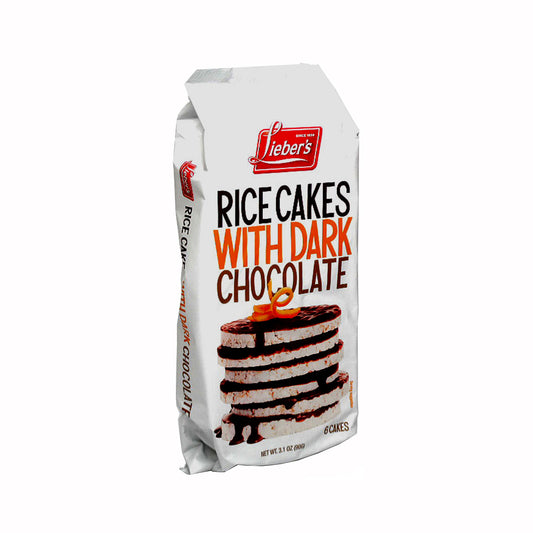 Lieber's Rice Cakes With Dark Chocolate 3.1 oz