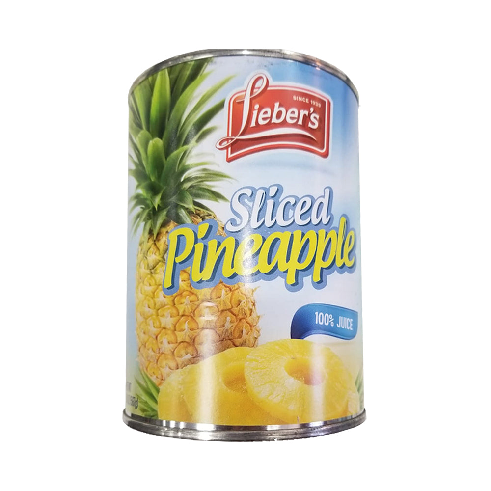 Lieber's Sliced Pineapple 20 oz