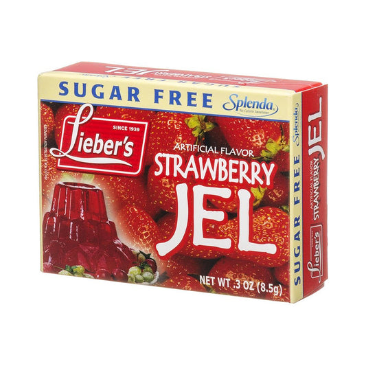 Lieber's Sugar Free Strawberry Jello 0.3 oz