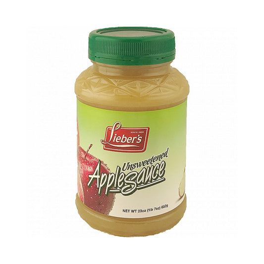 Lieber's Unsweetened Apple Sauce 23 oz