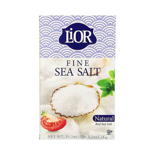 KFP Lior Fine Natural Red  Sea Salt 35.2 oz