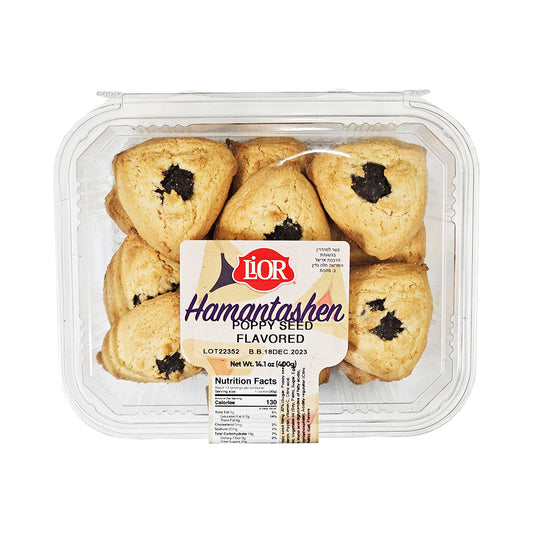 Lior Hamantashen Poppy Seed Flavored Cookies14.1 oz