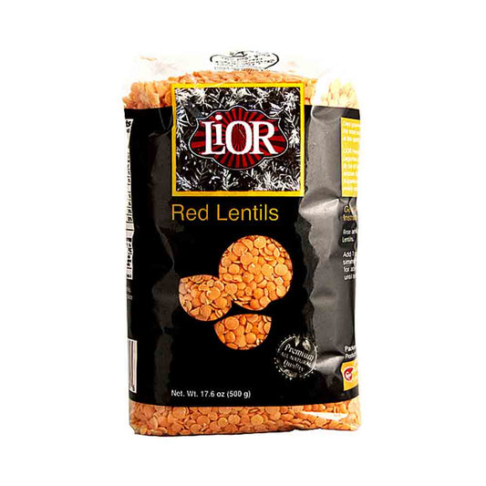 Lior Red Lentils 17.6 oz