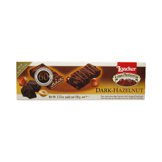 Loacker Patisserie Dark  Hazelnut 3.53 oz