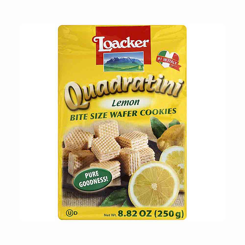 Quadratini Lemon Bite Size Wafers 8.82 oz