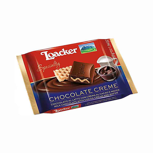 Loacker Chocolate Creme With Cocoa Cream Wafer 1.94 oz