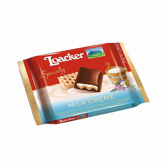 Loacker Specialty Milk Cream Filled Wafer 1.94 oz