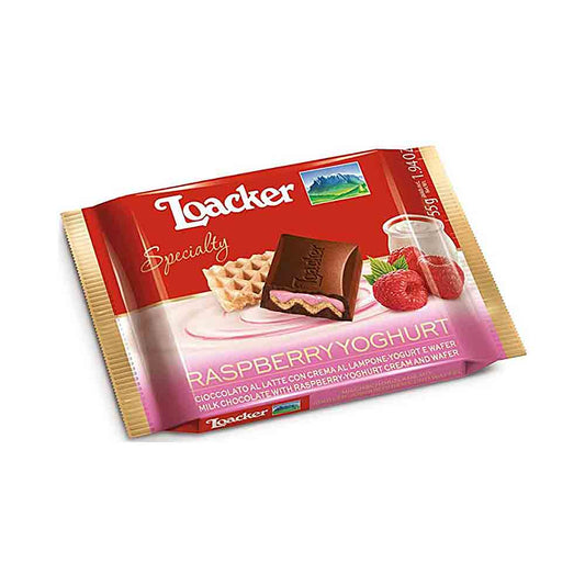 Loacker Chocolate Raspberry Yogurt Wafer 1.94 oz