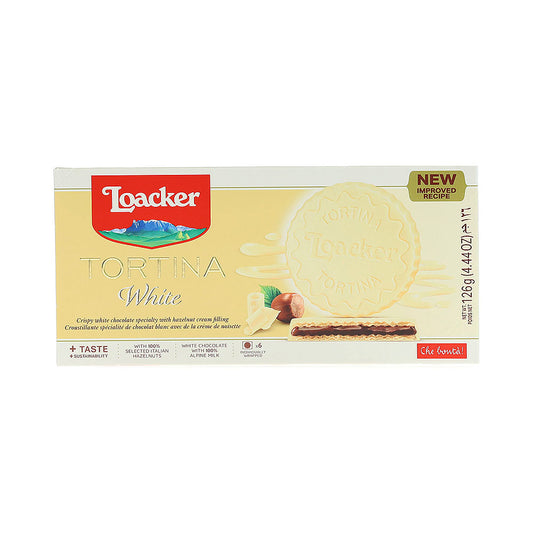 Loacker Tortina White 4.44oz