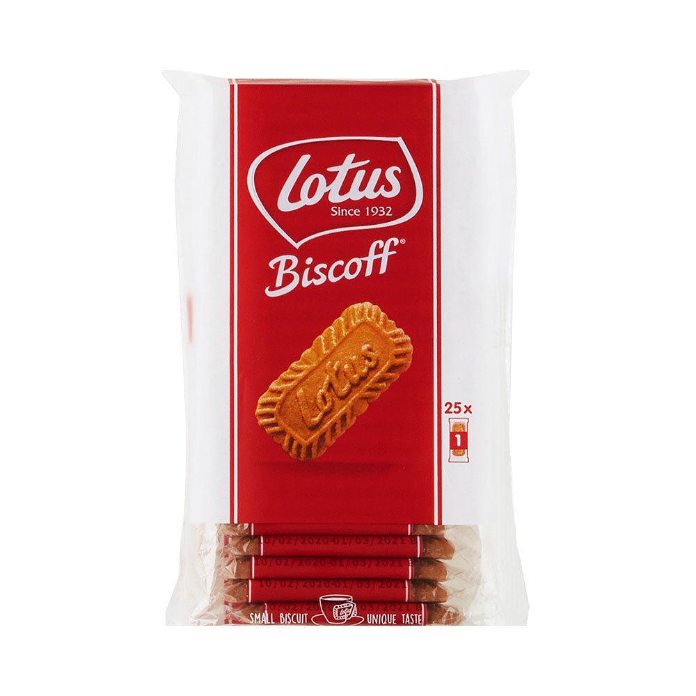 Lotus Biscoff 25 Individually Wrapped Tea Biscuits 125gr