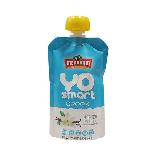 Mehadrin YO Smart  Vanilla Greek Yogurt 3.5 oz