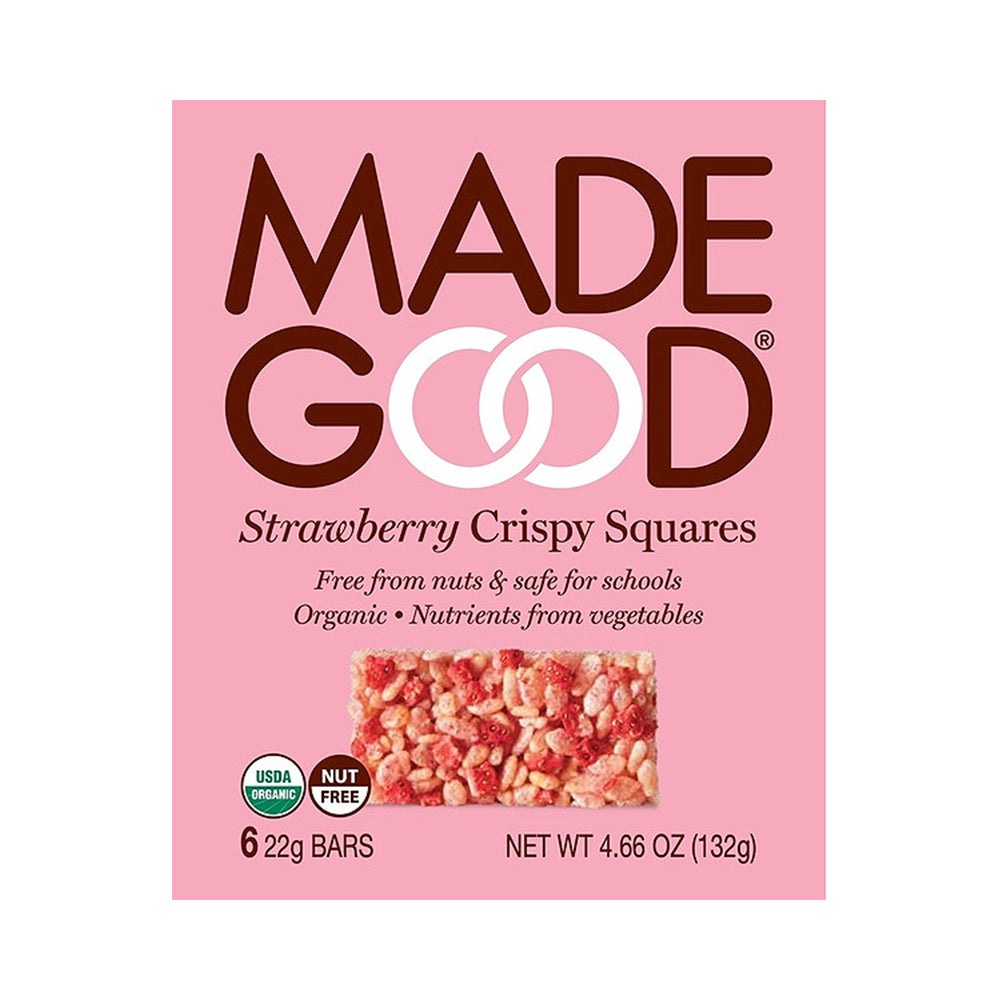 Made Good Organic Strawberry Crispy Squares 4.66 oz