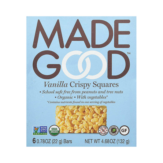 Made Good Organic Vanilla Crispy Squares 4.68 oz