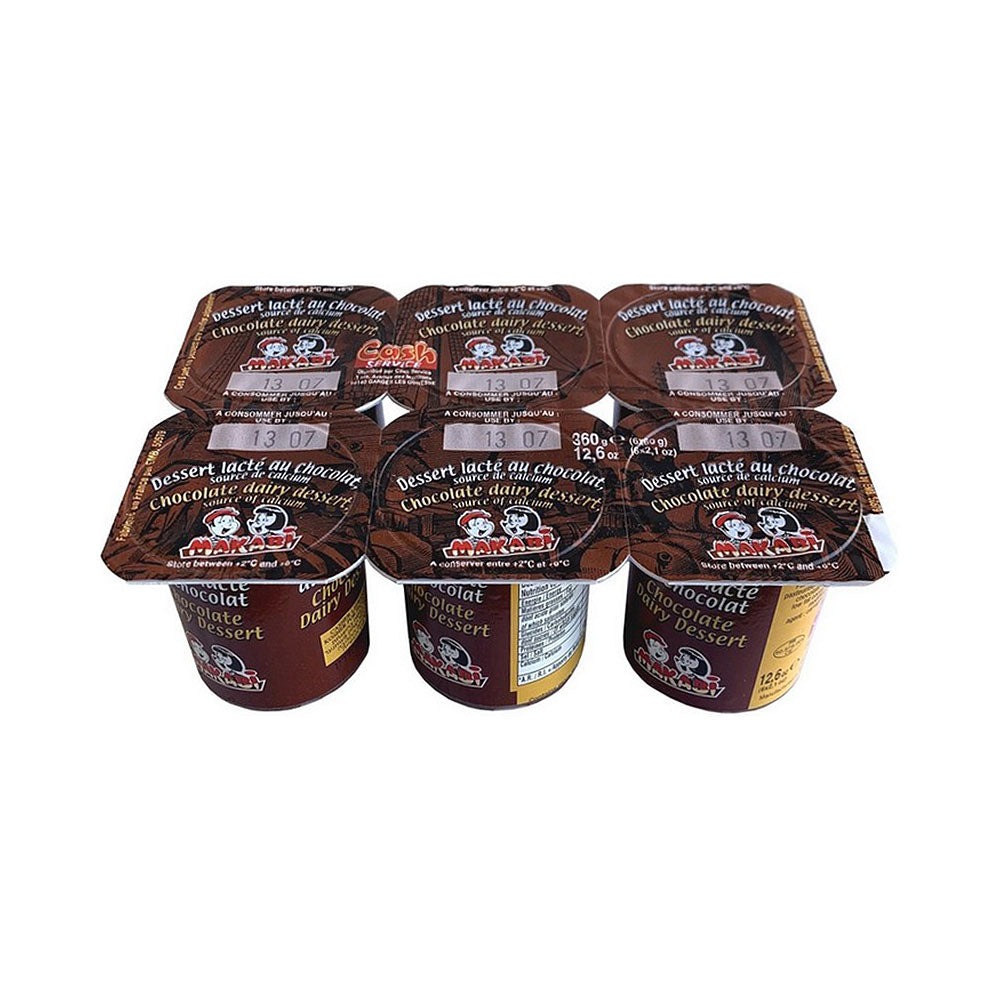 Makabi Small Petit Suisse  Chocolate Dessert  6pk