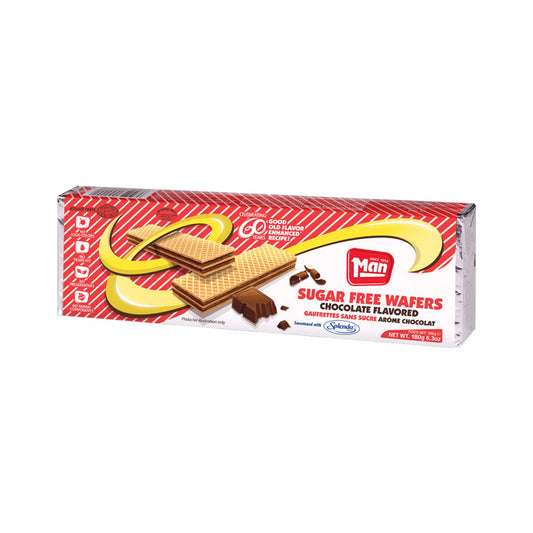 Man Sugar Free Chocolate Wafers 6.3 oz