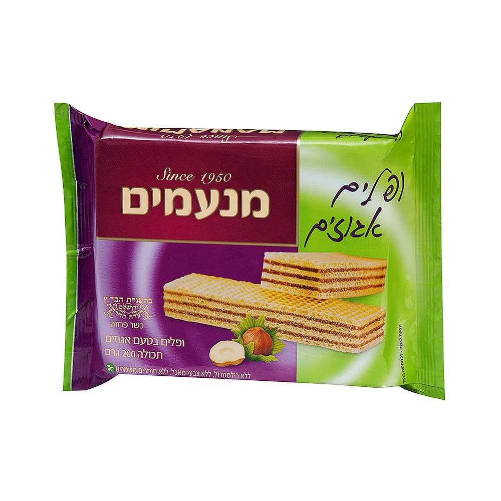 Manamim Hazelnut Flavor Wafers 200 gr