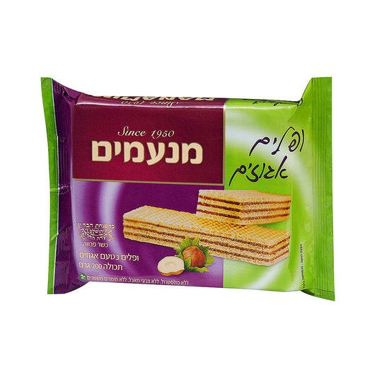 Manamim Hazelnut Flavor Wafers 200 gr
