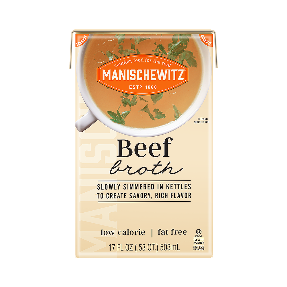 Manischewitz Beef Broth Fat Free 17 oz