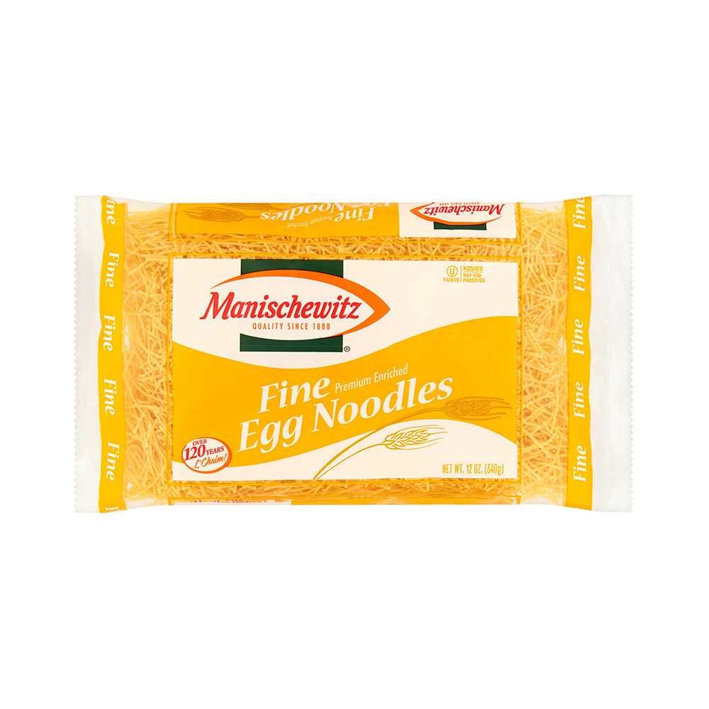 Manischewitz Egg Noodle Fine 12 oz