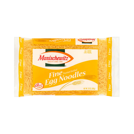 Manischewitz Egg Noodle Fine 12 oz