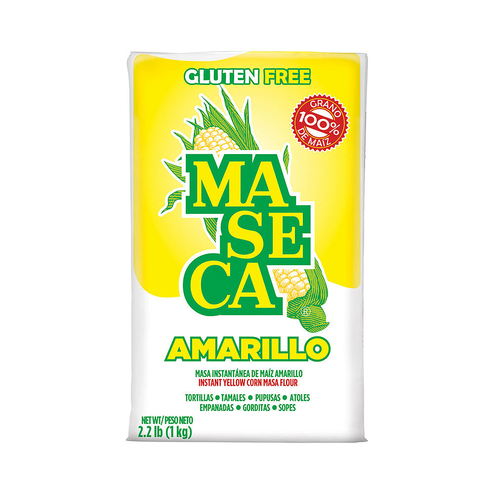 Maseca Amarillo Instant Yellow Corn Masa Flour 2.2lb