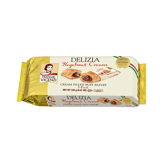 Matilde Vicenzi Hazelnut Cream Filled Puff Pastry 4.41 oz