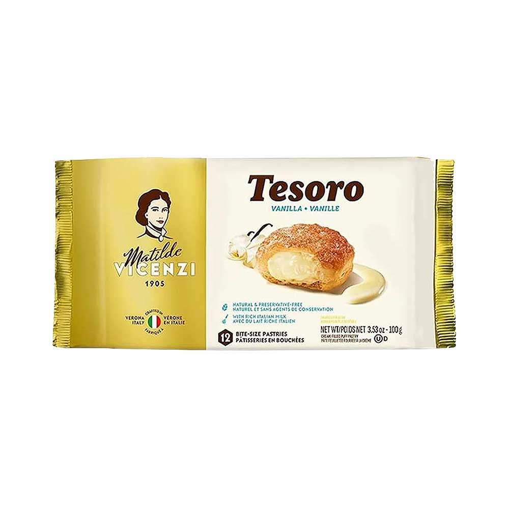 Matilde Vincenzi Tesoro Milk Cream Puff Pastry 3.5oz