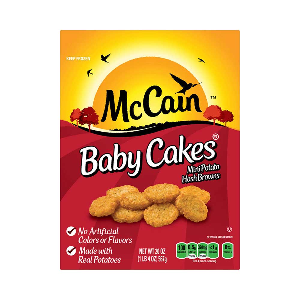 McCain Baby Cakes Mini Potato Hash Browns 20oz