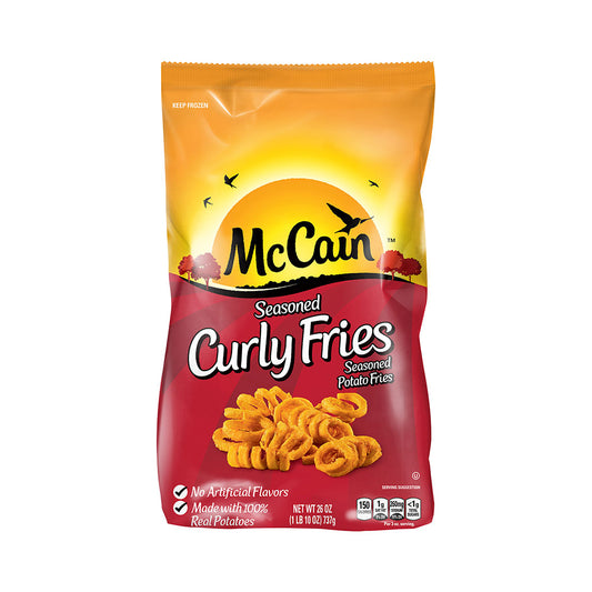 McCain Seasoned Curly Fries 26 oz