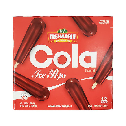 Mehadrin Cola Ice Pops 12x1.75fl
