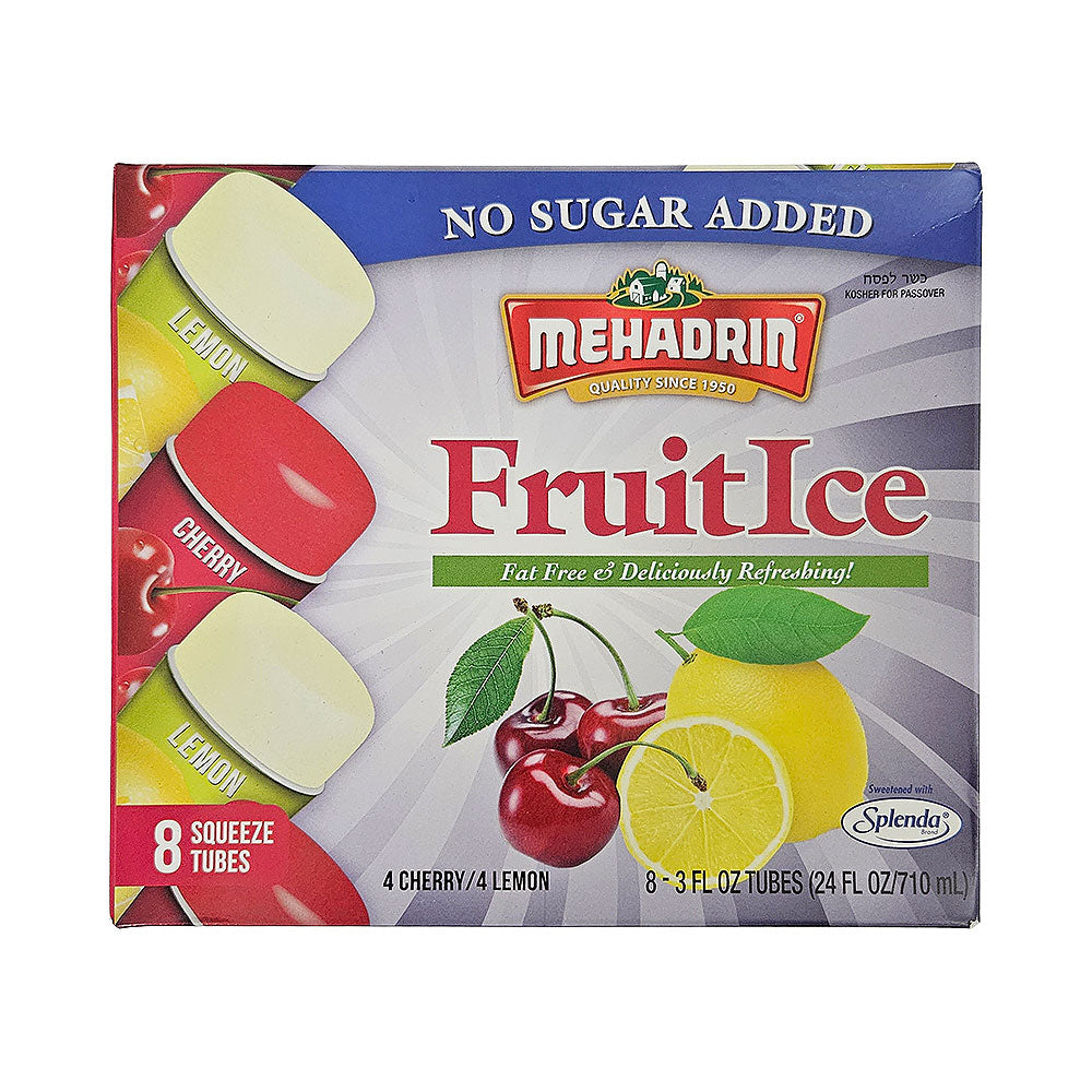 Mehadrin fruit ice No Sugar Added Cherry Lemon 24 oz